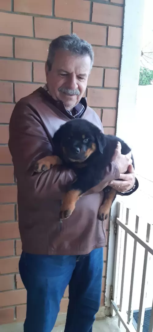 Marcos com seu filhote